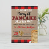 Flannel Merry Lil Pancake ontbijt Kaart (Staand voorkant)