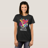 Flannel Obsoned bisexual Rainbow Pride Bisexualit T-shirt (Voorkant volledig)