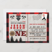 Flannel omhoog voor wat plezier Little Lumberjack  Kaart (Voorkant)