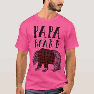 Flannel Papa Beer T-shirt