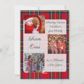 Flannel - Persoonlijke fotokerstkaart Feestdagenkaart (Achterkant)