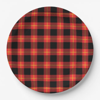Flannel Red Buffalo Pset Pattern Herfst herfst Art Papieren Bordje