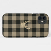 Flannel Reindeer iPhone case (Achterkant (horizontaal))