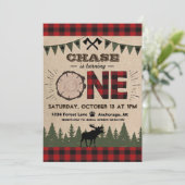 Flannel Wood Stump Forest Wilderday Kaart (Staand voorkant)