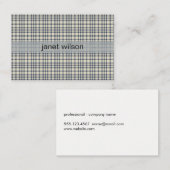 flannelpatroon visitekaartje (Voorkant / Achterkant)