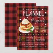 Flannels Flapjacks kerstfeest Kaart (Voorkant / Achterkant)