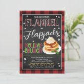 Flannels Flapjacks kerstfeest Kaart (Staand voorkant)