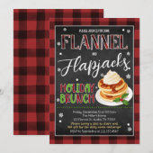 Flannels Flapjacks kerstfeest Kaart (Voorkant / Achterkant)