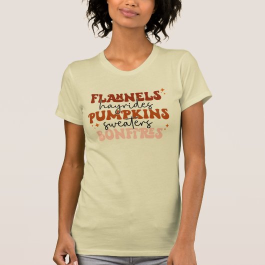 Flannels Hayrides Pumpkins Sweaters Bonfire Herfst (Voorkant)