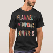 Flannels Hayrides Pumpkins Sweaters Bonfires Plaid (Voorkant)