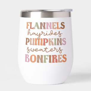 Flannels Pumpkins Bonfire