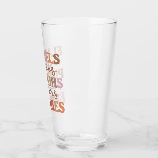 Flannels Pumpkins Bonfire Glas (Links)