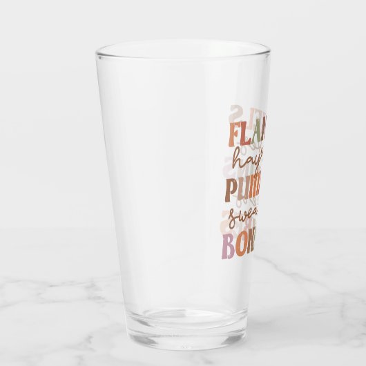 Flannels Pumpkins Bonfire Glas (Rechts)