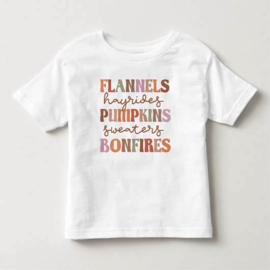 Flannels Pumpkins Bonfire Kinder Shirts (Voorkant)