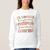 Flannels Pumpkins Bonfire Trui (Voorkant)
