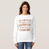 Flannels Pumpkins Bonfire Trui (Voorkant volledig)