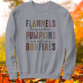 Flannen, Pompoenen, Hayrides, Bonfires, Herfst Trui