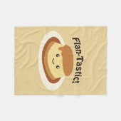 Flantastisch! Cute flan Fleece Deken (Voorkant (Horizontaal))