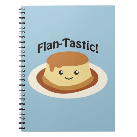Flantastisch! Cute flan Notitieboek (Voorkant)