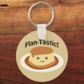 Flantastisch! Mooie flan Sleutelhanger (Voorkant)