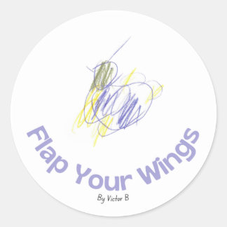 Flap je vleugels Inspirerend Sticker