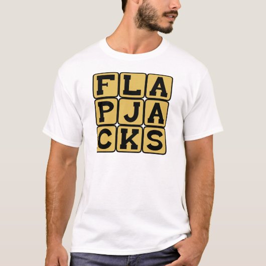 Flapjacks, pannenkoeken t-shirt (Voorkant)
