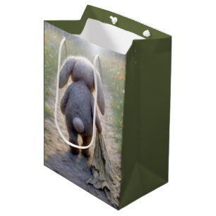 Flaporige Konijn dat een Dekentje Sleept Medium Cadeauzakje