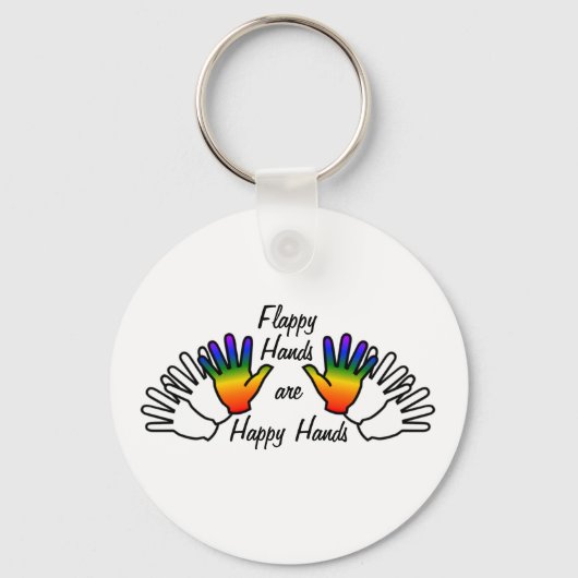 Flappende handen sleutelhanger (Voorkant)