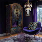 Flapper Adore Roaring 20's Nouveau Portrait Tissuepapier