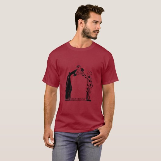 Flapper Art Deco Paar Ondeugend Maar Mooi T-shirt (Voorkant volledig)