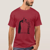 Flapper Art Deco Paar Ondeugend Maar Mooi T-shirt (Voorkant)