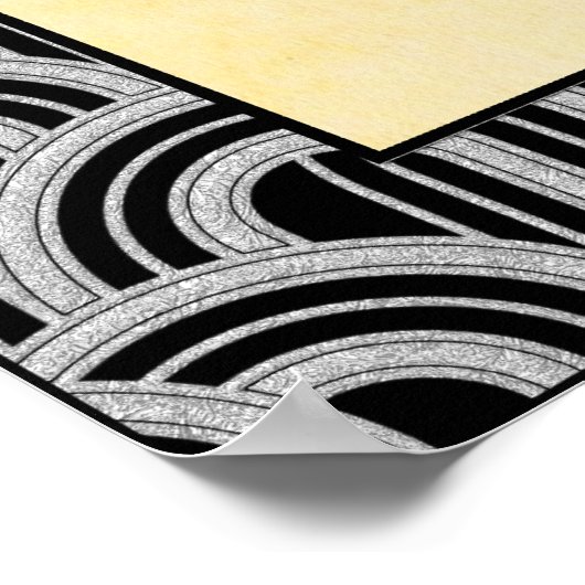  Flapper Art Deco Poster. Poster (Hoek)