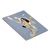 Flapper Athlete Notitieboek (Rechterzijde)