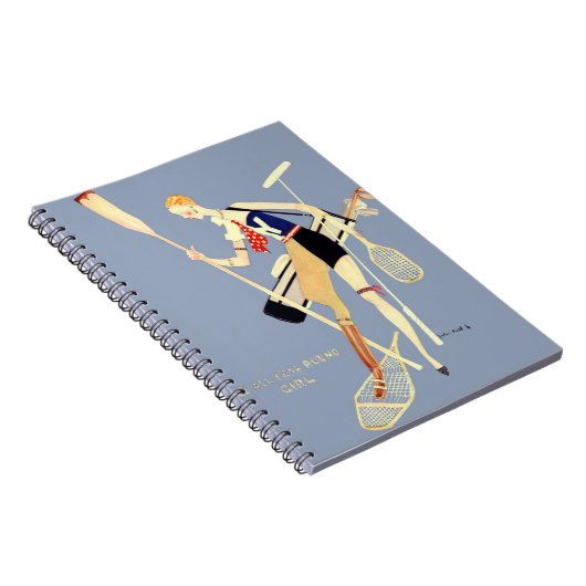 Flapper Athlete Notitieboek (Rechterzijde)