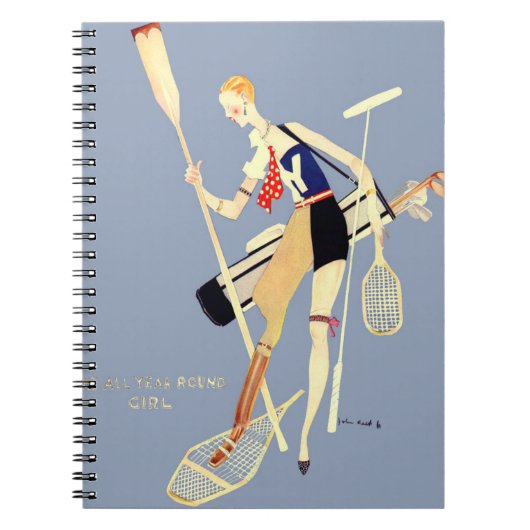 Flapper Athlete Notitieboek (Voorkant)