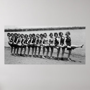 Flapper BATHING BEAUTIES 1923 Poster