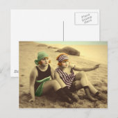 Flapper Bathing Beauties Briefkaart (Voorkant / Achterkant)