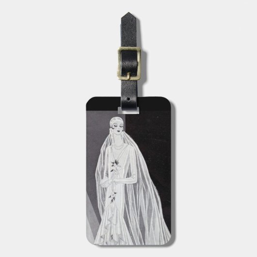 Flapper Bride Bagagelabel (Voorkant verticaal)
