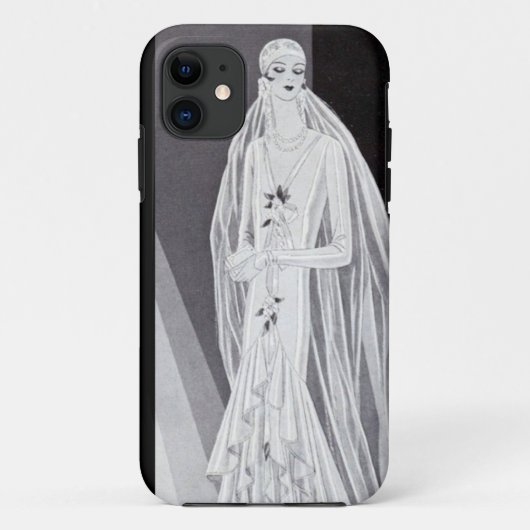 Flapper Bride Case-Mate iPhone Case (Achterkant)