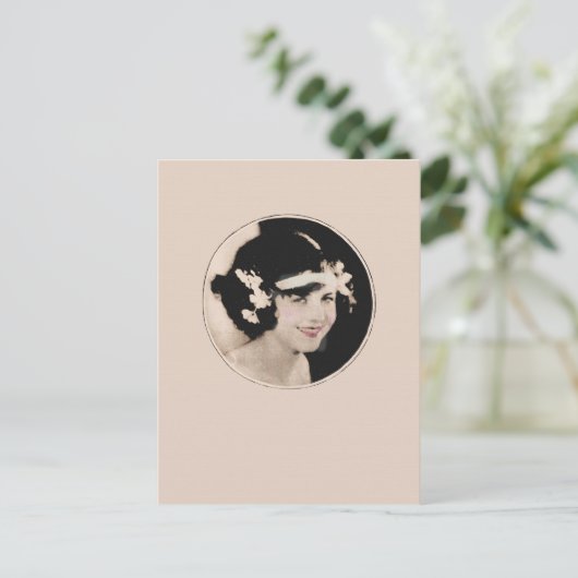 Flapper Briefkaart (Staand voorkant)