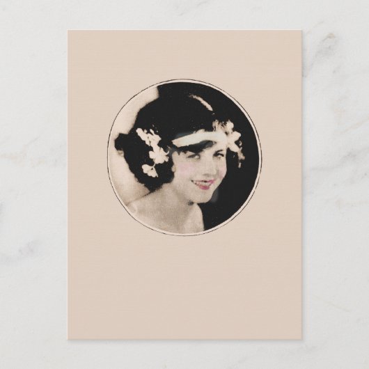  Flapper Briefkaart (Voorkant)