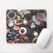 Flapper Button Collage Muismat (Met muis)