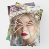  Flapper Dames van de Zuid Decoupage Inpakpapier Vel (In situ)