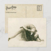  Flapper Dancer La Sylphe Backbend Briefkaart (Voorkant / Achterkant)
