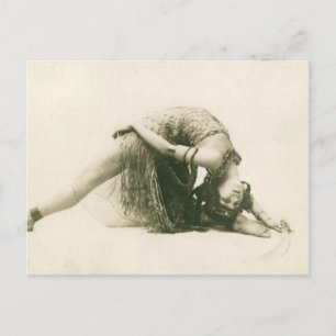 Flapper Dancer La Sylphe Backbend Briefkaart