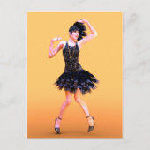 Flapper Dancing  Briefkaart (Voorkant)