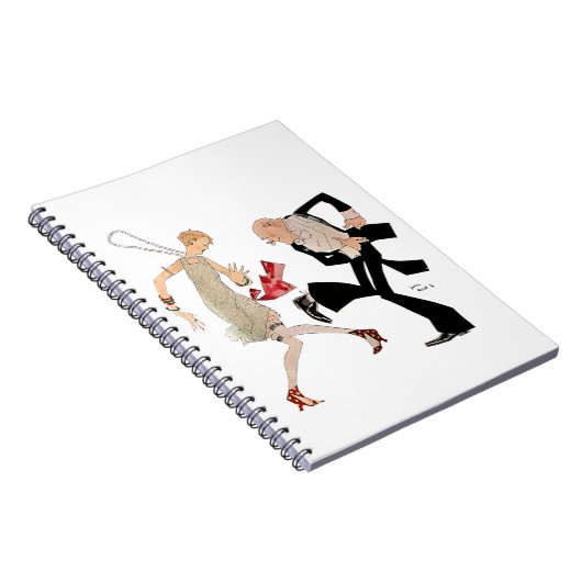 Flapper Dancing Notitieboek (Rechterzijde)