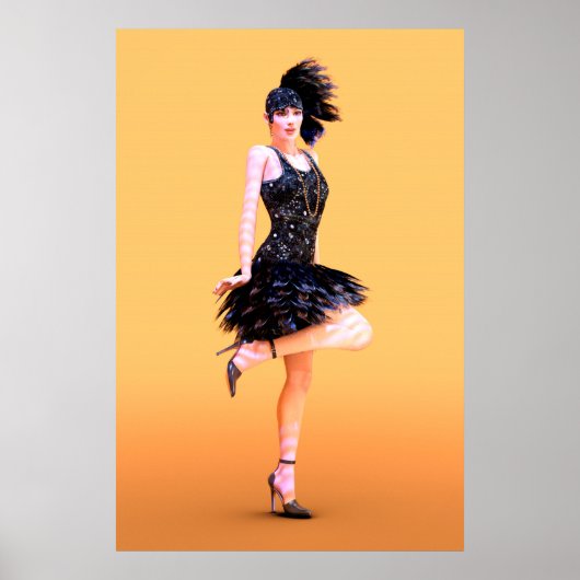 Flapper Dancing Poster (Voorkant)