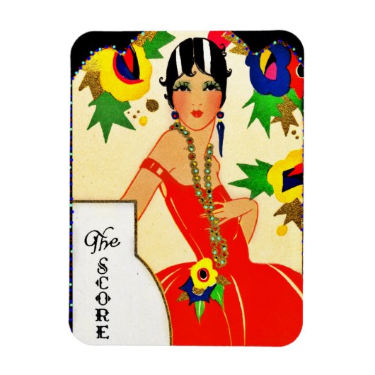 Flapper die de Score bewaart Magneet (Verticaal)