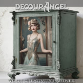 Flapper Elegance - Decoupage - Tissuepapier